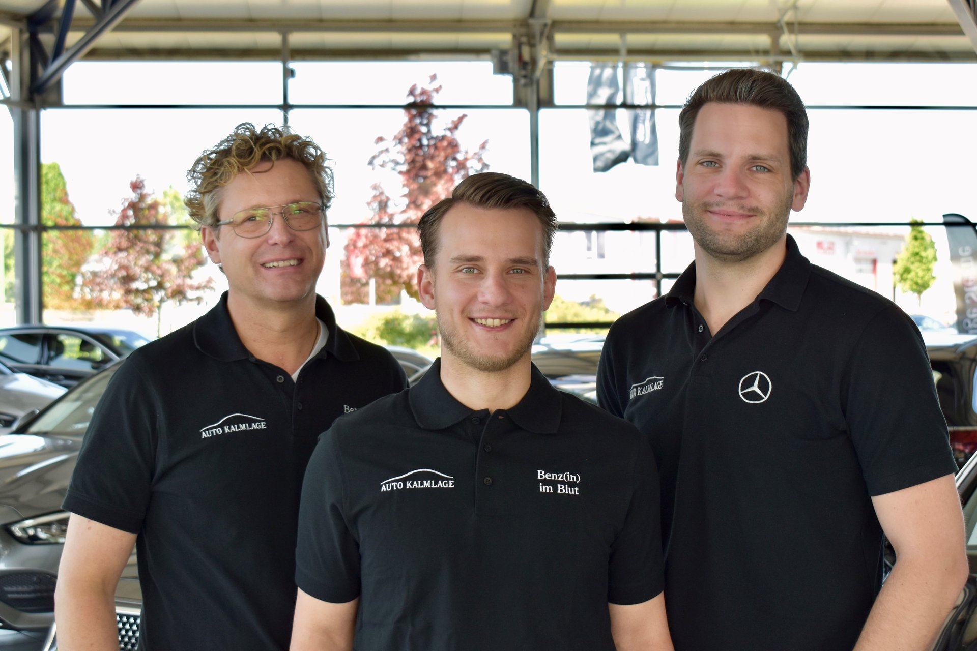 Das Bild zeigt unsere drei Verkäufer. Von links nach rechts: Christian Große Klönne, Andreas Langlitz, Jens Siefke.